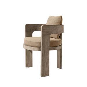Aurora The Mocoto, chaise de salle à manger d'extérieur de luxe rembourrée, collection de mobilier commercial pour hôtels, resorts, patios et jardins. - Product Image 6