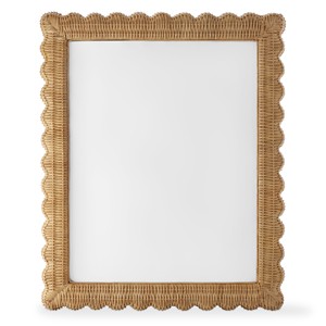 Scalloped MDF UV <b>Printed</b> Photo <b>Frame</b> Set Handwoven Durable Eco-Friendly Wavy Border Decorative Tabletop Art Display Home Decor - Product Image 4