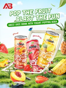 Produits Tendances : Popping Boba 320ml Faible en Glucides, Saveur Fruitée, Saveur Personnalisée, en Pack de 24 Canettes, Origine Vietnam - Product Image 4