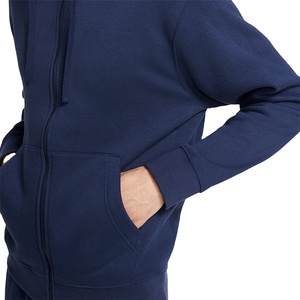 Sweat à capuche zippé oversize pour homme, 490 GSM, coton, polyester, molleton épais, chaud, streetwear, veste, fournisseur d'usine OEM personnalisé - Product Image 5