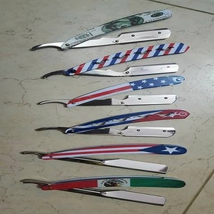 Accesorios para Barbería, Navajas de Afeitar para Barba, Navajas de Seguridad para Barbería, Navaja con Mango de Aluminio Fácil de Usar - Product Image 3
