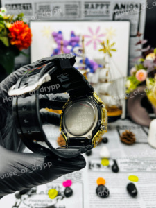 Iced Out Watch Moissanite Diamond Hip Hop Luxury Timepiece Yellow Dial Square <b>Case</b> Bold Statement Watch - Product Image 5