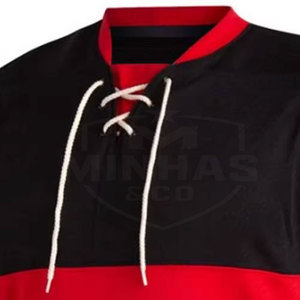 Maillot de hockey sur glace pour adulte personnalisé de haute qualité 100% polyester écologique à séchage rapide avec impression par sublimation - Product Image 5