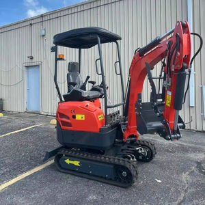 Excavadora de cadenas usada confiable de 3 toneladas, color amarillo, con orugas de acero reforzado y motor potente para excavaciones en terrenos accidentados. - Product Image 1