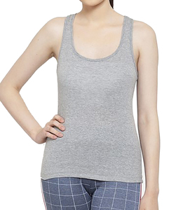 Débardeur d'été en dentelle pour femme, coupe ajustée, respirant, imprimé animal, décontracté, avec logo frontal, 100 % coton, vente en gros - Product Image 1