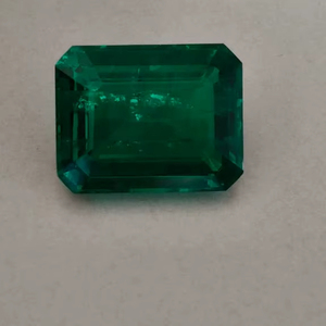 Piedra Preciosa Verde Corte Esmeralda de Primera Calidad, Piedra Suelta Colombiana Creada en Laboratorio, Alta Calidad para Joyería, Uso Elegante - Product Image 2