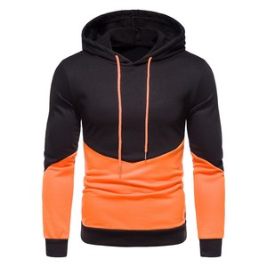 Sudadera con Capucha de Forro Polar para Hombre, Corte Regular, Casual, Manga Larga, con Cierre, Bordada, para Invierno, en Negro, Amarillo y Blanco - Product Image 2