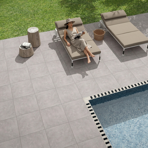 Full Body Cement Asto Grey 20mm 600x600 600x900 mm Heavy Duty Outdoor Porcelain Floor <b>Tiles</b> Commercial Pavers - Product Image 2
