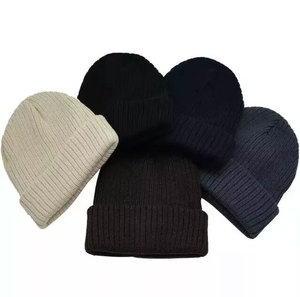 Bonnet doux à revers en tricot premium, chaud et confortable, pour l'hiver, style décontracté, haute qualité, tricot côtelé épais - Product Image 6