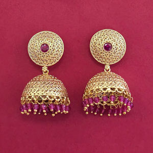 Compre Jhumki Antiguos Hechos a Mano con Baño de Oro, Calidad de Exportación 233104 - Product Image 2