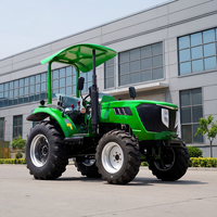 Traktor Pertanian Diesel LUYU 90hp 4WD Dijual, Roda 4x4 dengan Kabin, Gearbox, dan Komponen Inti Mesin