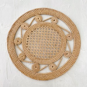 Mantel Individual de ratán tejido natural hecho a mano, manteles individuales y posavasos para mesa de comedor, el precio más barato - Product Image 5