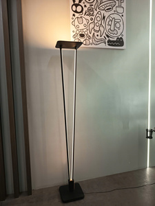 Modern 34W LED floor lamp Push <b>dimmer</b> control floor lamp Color temperature adjustable floor lamp - Product Image 3
