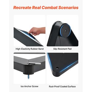 Rebotador de Hockey sobre Hielo de Alta Resistencia, Entrenador de Pases Multiángulo para Práctica de Manejo del Palo - Product Image 4