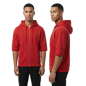 T-shirt à manches courtes pour homme, style muscle, avec capuche, pour l'entraînement, le fitness et la gym, coupe décontractée, hauts à capuche pour hommes - Product Image 1