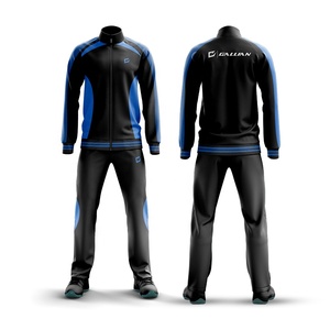 Trajes Deportivos de Felpa de Poliéster Personalizados para Hombre, de Lujo, Transpirables, Térmicos, de Diseño Urbano, Tallas Grandes, Conjunto de Sudadera 2 - Product Image 1