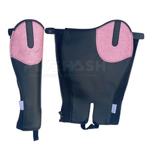 Protectores de Piernas de Cuero para Caballos, de Alta Calidad, Cuero Liso para Trabajo al Aire Libre - Product Image 5