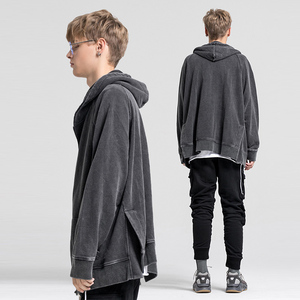 Sweat-shirt à capuche pour homme en polaire, de haute qualité, prix abordable, vente en gros, logo personnalisé, uni, décontracté, sportif - Product Image 4