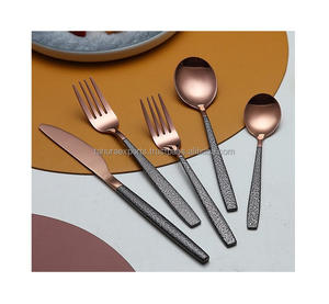 Nouvelle conception ensemble de couverts de service décoratifs de mariage ensemble de couverts finis en acier inoxydable argent fait à la main personnalisé - Product Image 3