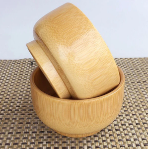 Bols en bambou écologiques vietnamiens modernes, vaisselle en bois naturel poli, taille personnalisée pour le riz, la soupe, la salade, service de cuisine - Product Image 3