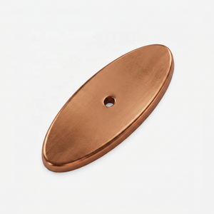 Poignées de meubles classiques en laiton massif brossé, finition dorée, design minimaliste, pour la maison, le bureau, le salon, la commode - Product Image 2