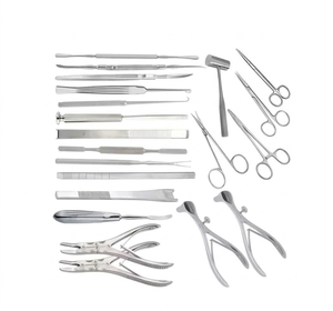 Kit de rhinoplastie 30 pièces, instruments chirurgicaux ORL pour septoplastie, oreille, nez, gorge et procédures nasales - Product Image 2
