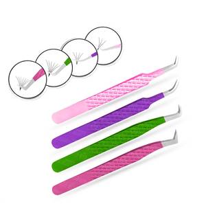 Pinzas Quirúrgicas de Precisión Morje de Acero Inoxidable con Puntas Dentadas en Colores Rojo/Azul/Negro/Morado, Longitud de 10 mm, para Extensión de Pestañas - Product Image 6
