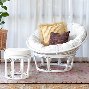 Ensemble de meubles de patio en rotin, chaise papasan confortable, prix bas, chaises pivotantes en forme d'œuf - Product Image 1