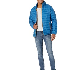 Unisex High Quality Nylon Puffer <b>Jacket</b> High Street Oversized <b>Winter</b> Fashion Custom Logo Printing Stand Front Patchwork Hooded - Product Image 1