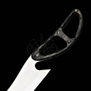 Vente en gros de couteaux de chasse en acier D2 faits à la main sur mesure avec étui en cuir, fournisseur de couteaux de survie OEM Bushcraft - Product Image 4