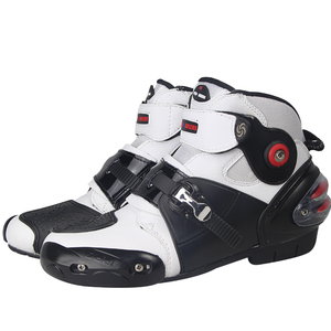 Botas de Motociclismo Unisex para Invierno, Antideslizantes, Anticolisión, Cálidas, con Malla, para Pilotos de Carreras - Product Image 1