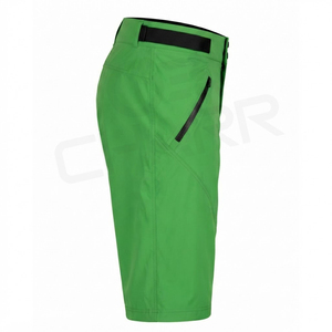 Shorts de cyclisme pour hommes de haute qualité, solides, décontractés, pour VTT et route, avec gel, sans rembourrage, taille élastique, séchage rapide, respirant - Product Image 3