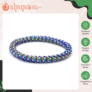 Bulk Supply Ahana's Trendy Design Highest Quality Handmade Crochet Needle Multi Colors Women's Glass <b>Beads</b> Beaded <b>Bracelets</b> for - Product Image 2