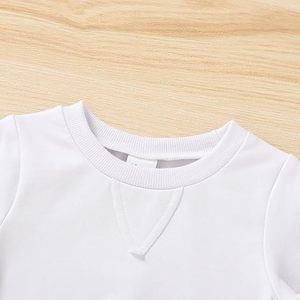 Conjunto de Sudadera y Pantalones Deportivos de Felpa de Algodón para Niños, Ropa de Invierno, Venta al por Mayor de Fábrica, Conjunto Informal de Sudadera y Pantalones para Niños - Product Image 4