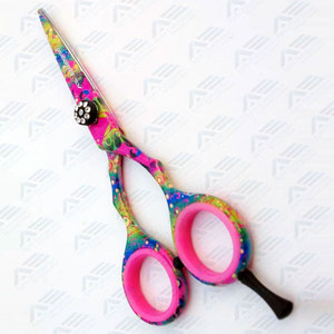 Ensemble de ciseaux de barbier professionnels en acier inoxydable 440C, coupe de cheveux et coiffage de précision, ciseaux de coiffure durables - Product Image 2