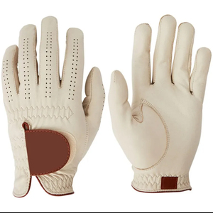 Gants de golf en cuir d'agneau véritable de haute qualité, respirants et avec un nouveau design de logo, fabriqués au Pakistan, derniers modèles de gants de golf sportifs. - Product Image 5