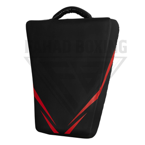 2026 Black Red Durable MMA & Muay Thai High-Impact <b>Foam</b> <b>Padded</b> Training Shield PVC Boxing Target For Martial Arts Training - Product Image 1