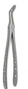 Forceps d'extraction dentaire pour molaires inférieures, à bec courbé et pointe dentelée, en acier inoxydable, réutilisables et autoclavables - Product Image 3
