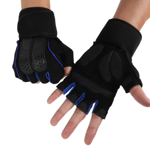 Hot Selling Half-finger Gym Weightlifting Gloves Easy Grip <b>Foam</b> <b>Padding</b> Palm Protection Bodybuilding Fitness Gloves - Product Image 3