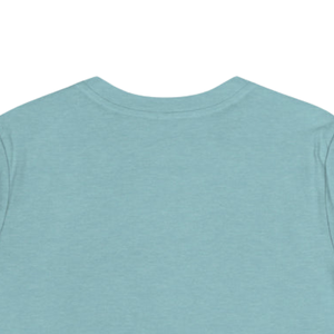 T-shirt pour femme à coupe décontractée, bleu clair, imprimé, col rond, en coton doux, manches courtes, vêtement décontracté pour tous les jours - Product Image 6