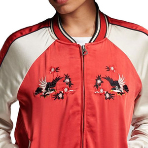 Chaquetas de Satén Ligeras y Cómodas para Mujer, Venta Caliente, Color Personalizado, Secado Rápido, Chaquetas Varsity de Satén para Mujer - Product Image 2