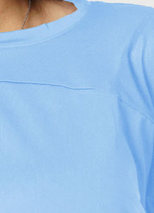 Women Oversized T Shirt High Quality Women Heavyweight Cotton Plain T Shirt Custom <b>Slim</b> Fit Black Tee Manufacturer - Product Image 5