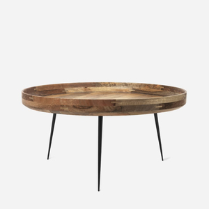 <b>Round</b> Shape Natural Finished Coffee <b>Table</b> Industrial Metal & Wood <b>Side</b> <b>Table</b> for Hotels Villas Living Room Decor Furniture - Product Image 2