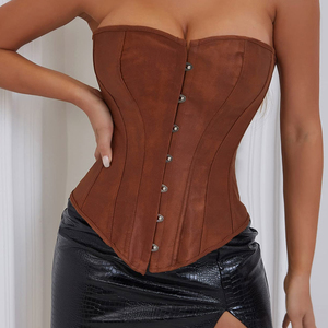 Women Oversized <b>Leather</b> Shirt Loose Fit Button Up <b>Top</b> Soft Faux <b>Leather</b> Blouse Long Sleeve Casual Fashion Outfit Custom Apparel - Product Image 3