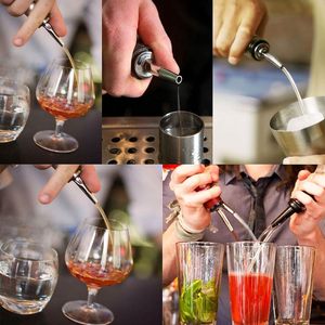 Hot Selling Wholesale Tapered Stainless Steel <b>Wine</b> Pourer Spouts Covers Classic Bottle Holder Pourer Made of Durable Metal - Product Image 4