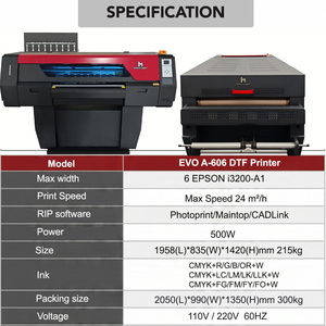 Impresora DTF Profesional de 60 cm y 6 Cabezales I3200, Máquina de Impresión Digital DTF de 9 Colores de Alta Velocidad para Impresión Personalizada de Camisetas - Product Image 4