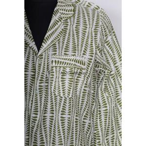 Robe longue 100 % coton pur, écologique, à imprimé floral, imprimée à la main, col en V, taille mini, chemise décontractée, vêtements d'été pour filles - Product Image 3