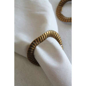 Simplest Brass <b>Ring</b> Collectable Serviette Tissue Holder Reusable Food Grade Brass Napkin <b>Rings</b> <b>For</b> Dinner Table Decoration - Product Image 6