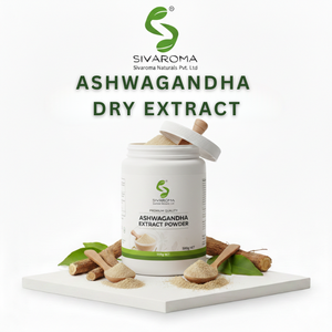 Poudre d'extrait d'ashwagandha naturelle de source sauvage, qualité cosmétique, pour applications alimentaires fonctionnelles et industrielles cosmétiques - Product Image 1