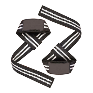 CLOVIX SPORTS Premium Cotton Lifting Straps Anti-Slip Wrist Wrap Support for <b>Gym</b> Bodybuilding Cross Training Strength Exercise - Product Image 1